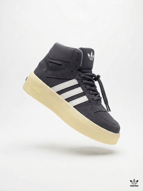 Adidas x Fear of God Mid – Grey/White