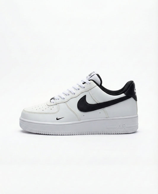 Nike Airforce 1 "White Black" with extra metal buckle