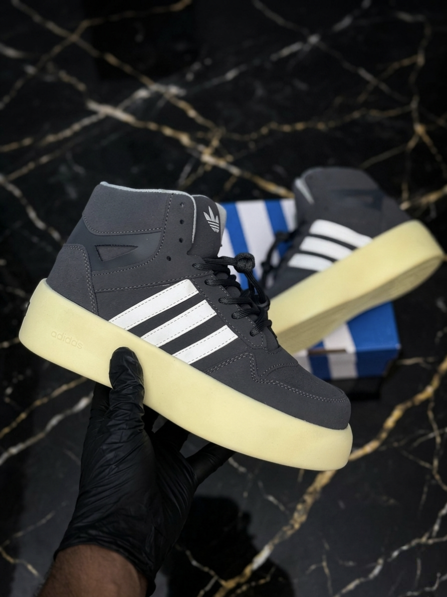 Adidas x Fear of God Mid – Grey/White