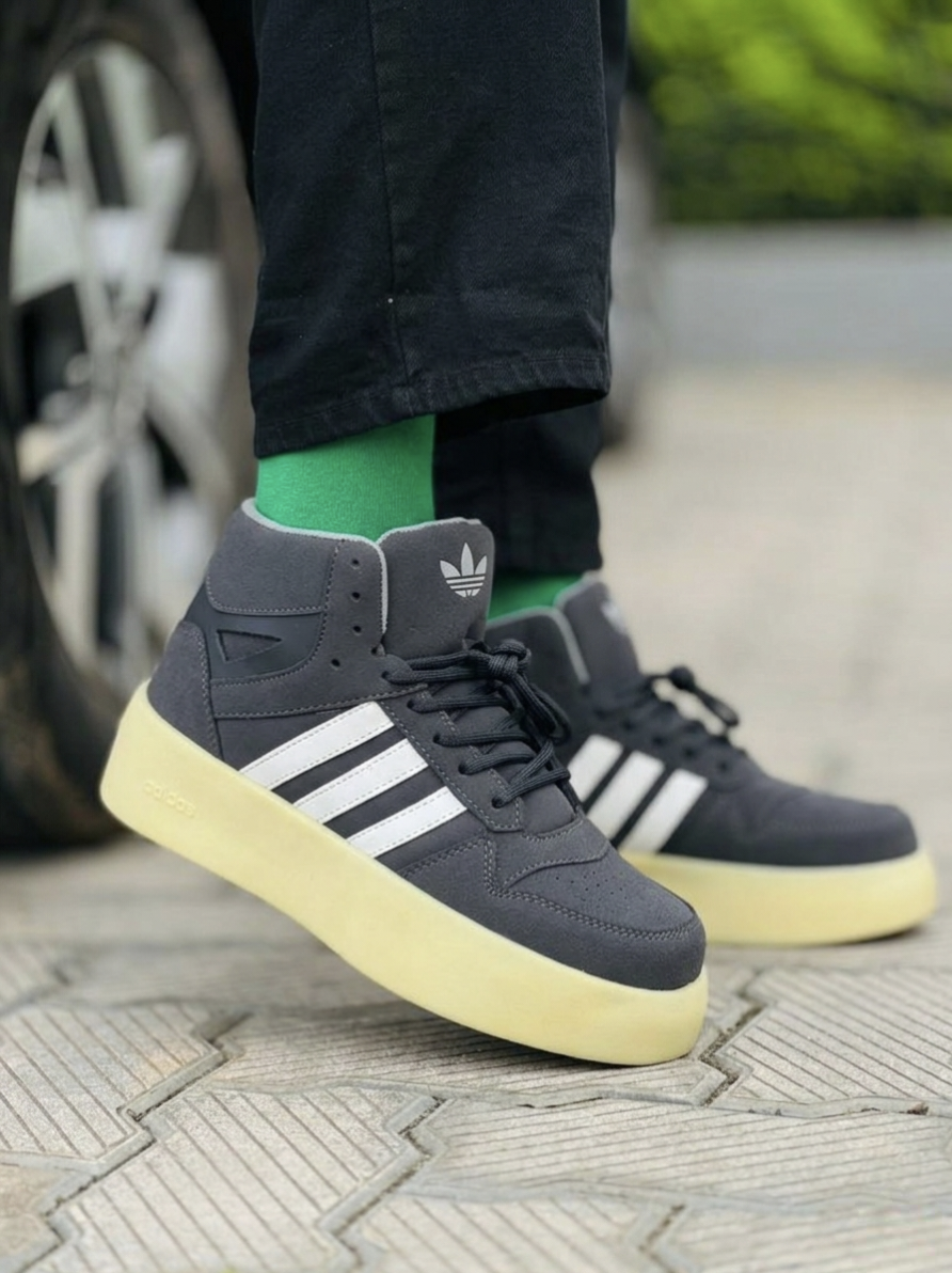 Adidas x Fear of God Mid – Grey/White