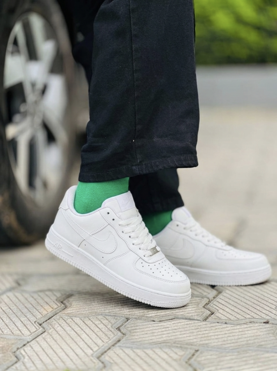 Nike Airforce 1 Stitched Sole - Full White